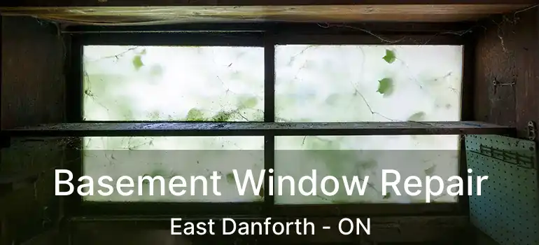 Basement Window Repair East Danforth - ON