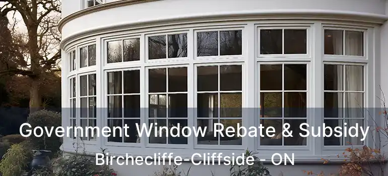  Government Window Rebate & Subsidy Birchecliffe-Cliffside - ON