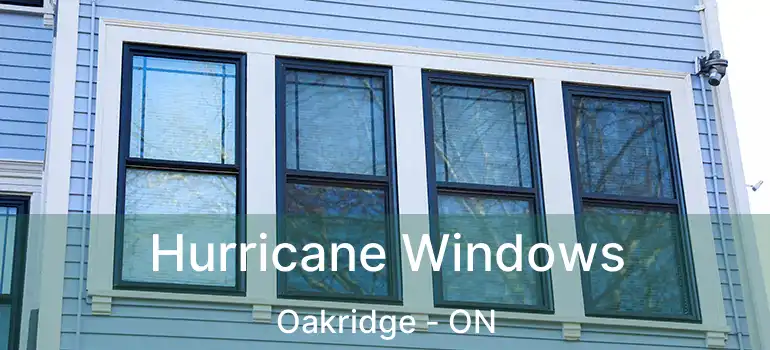 Hurricane Windows Oakridge - ON