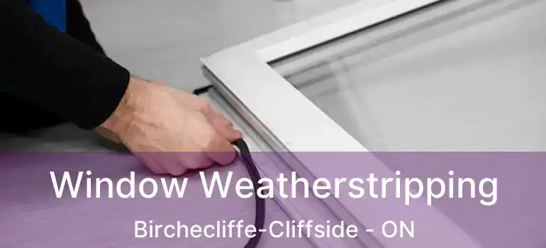  Window Weatherstripping Birchecliffe-Cliffside - ON